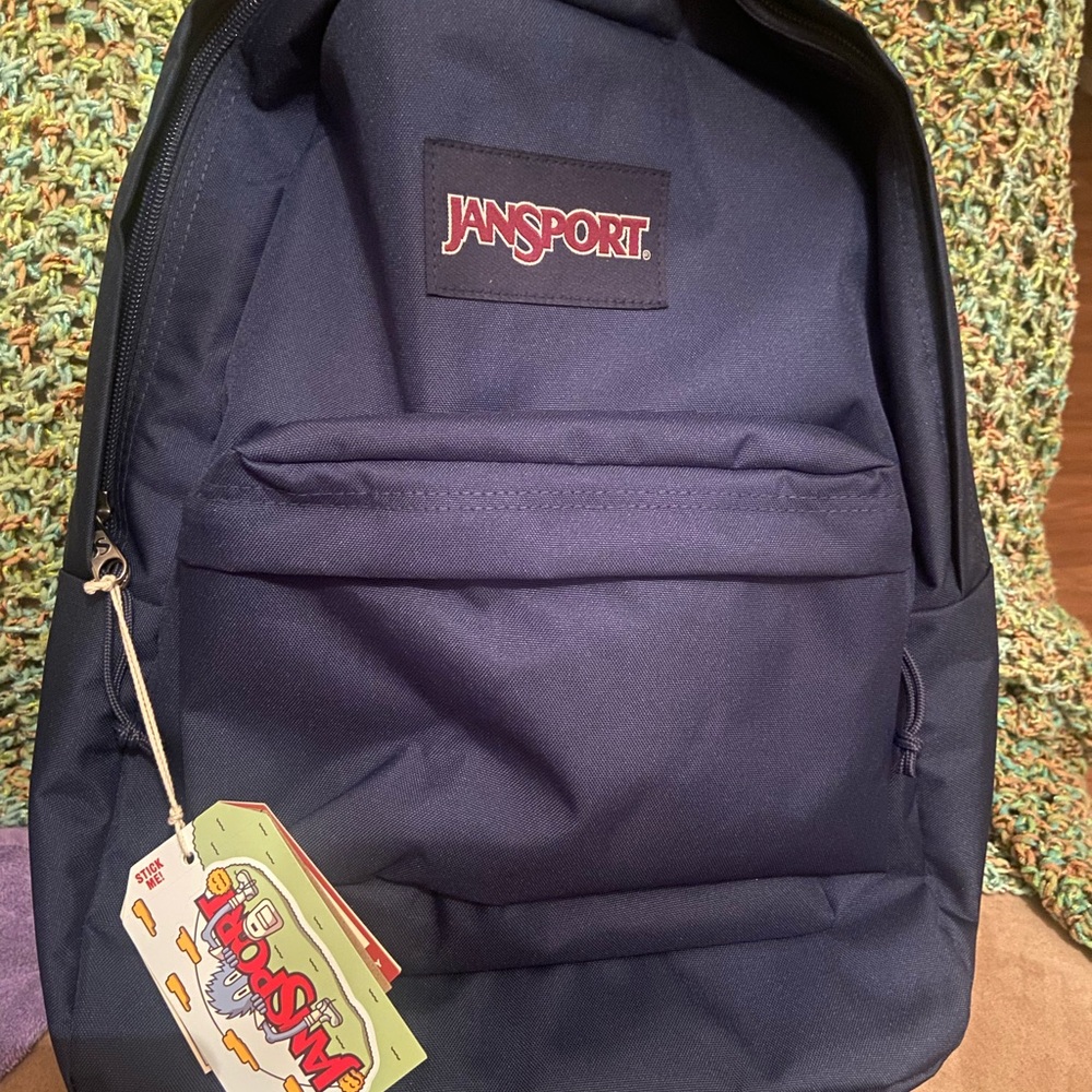 Jansport Navy Blue Backpack